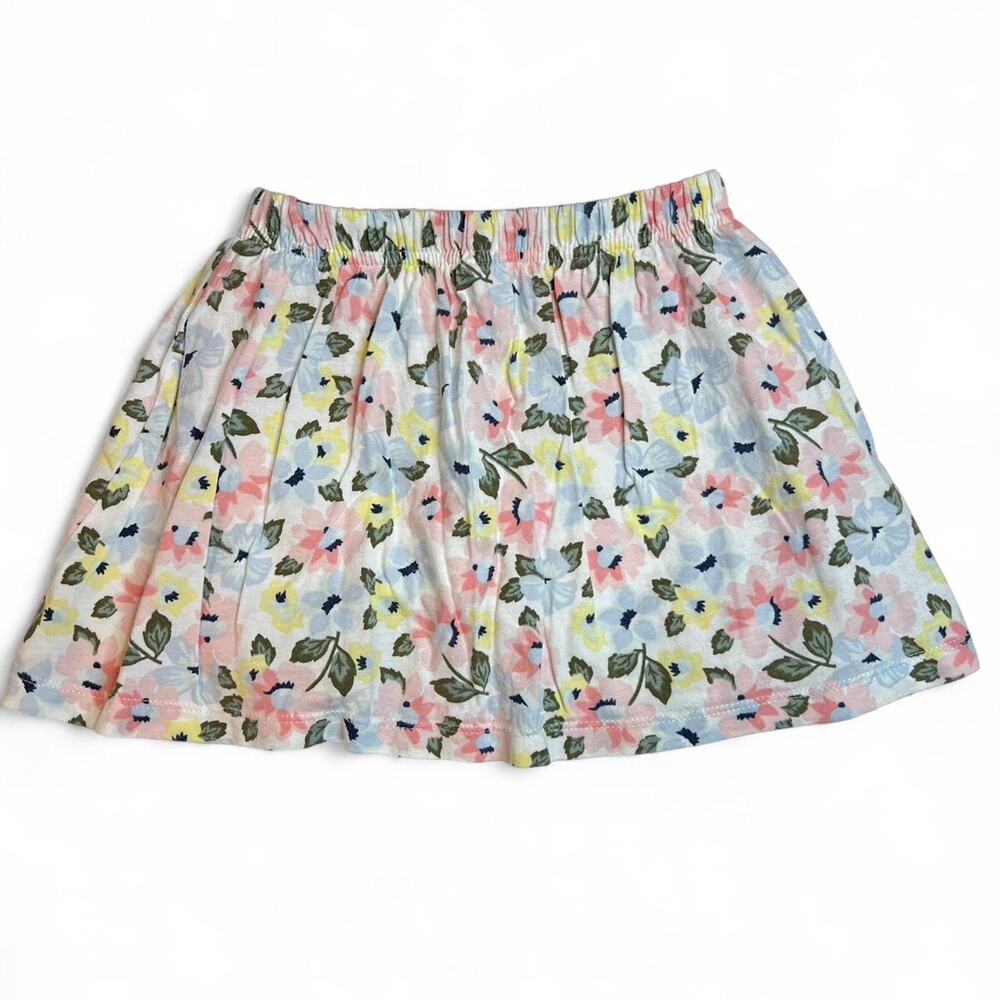 Carters 4t multi colored floral print mini skirt